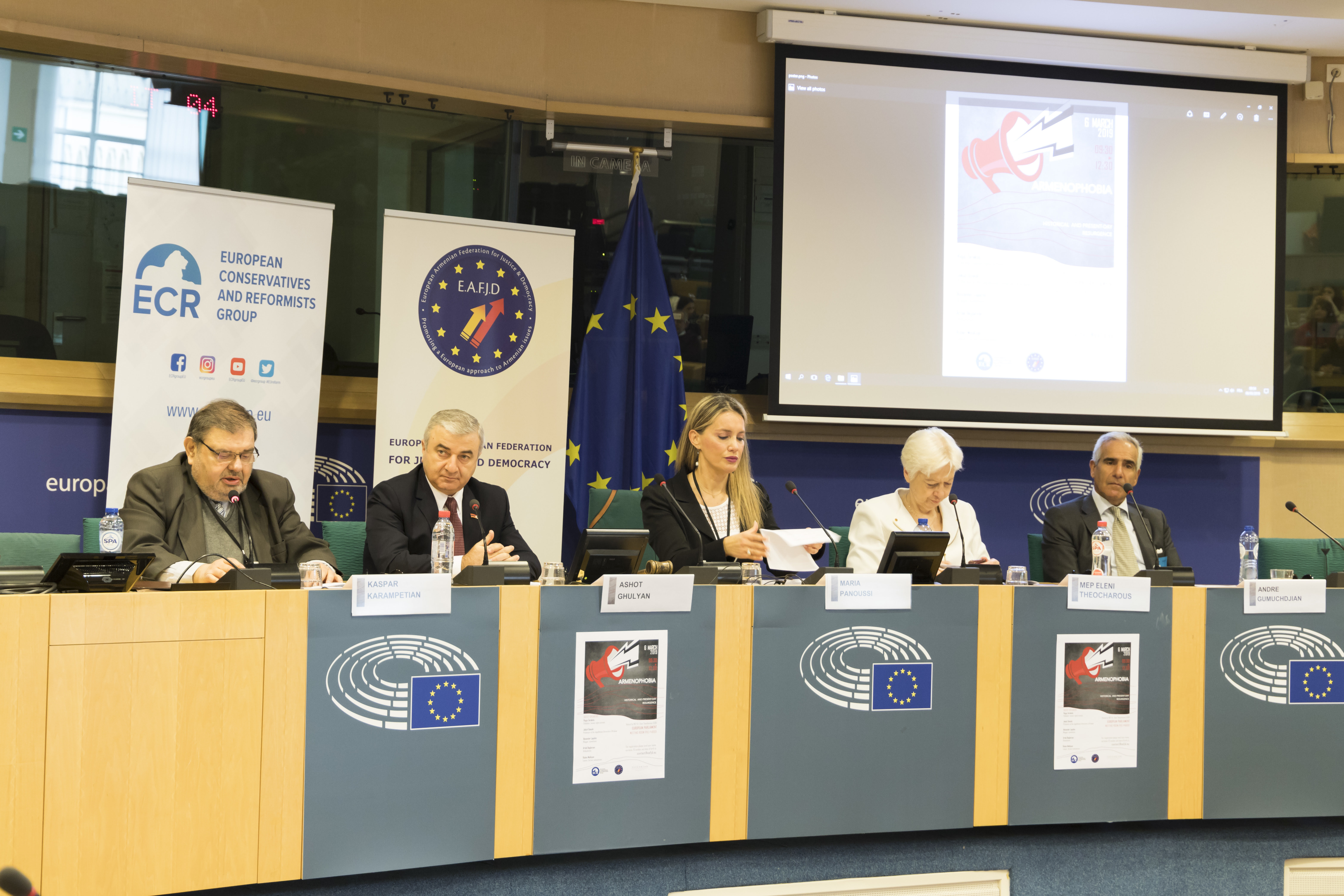 Conference at the European Parliament : “Armenophobia as a clear demonstration of Xenophobia”