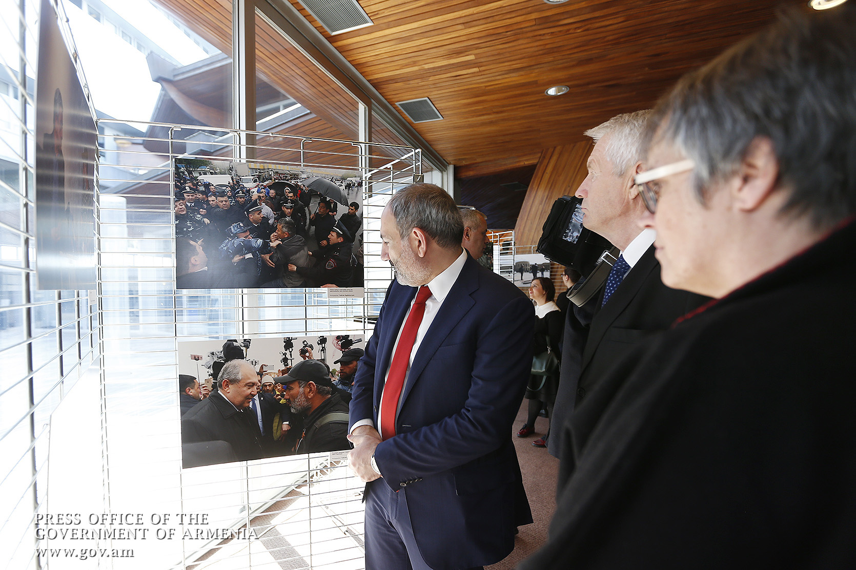 Nikol Pashinyan attends inauguration of The Velvet Revolution of Armenia photographic exhibition at Palais de l’Europe: video