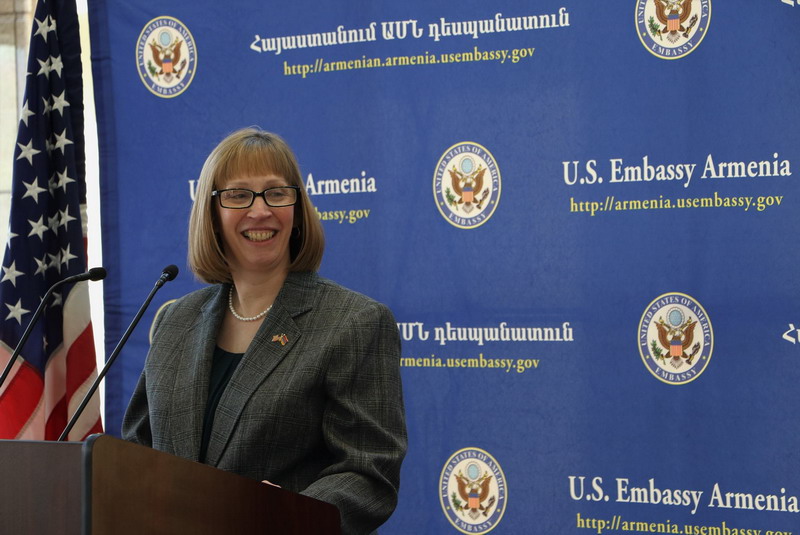 ‘Ambassador Tracy is thrilled to be representing the USA in Armenia!’: video