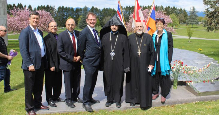 British Columbia Armenians Commemorate 104th Anniversary of the Armenian Genocide