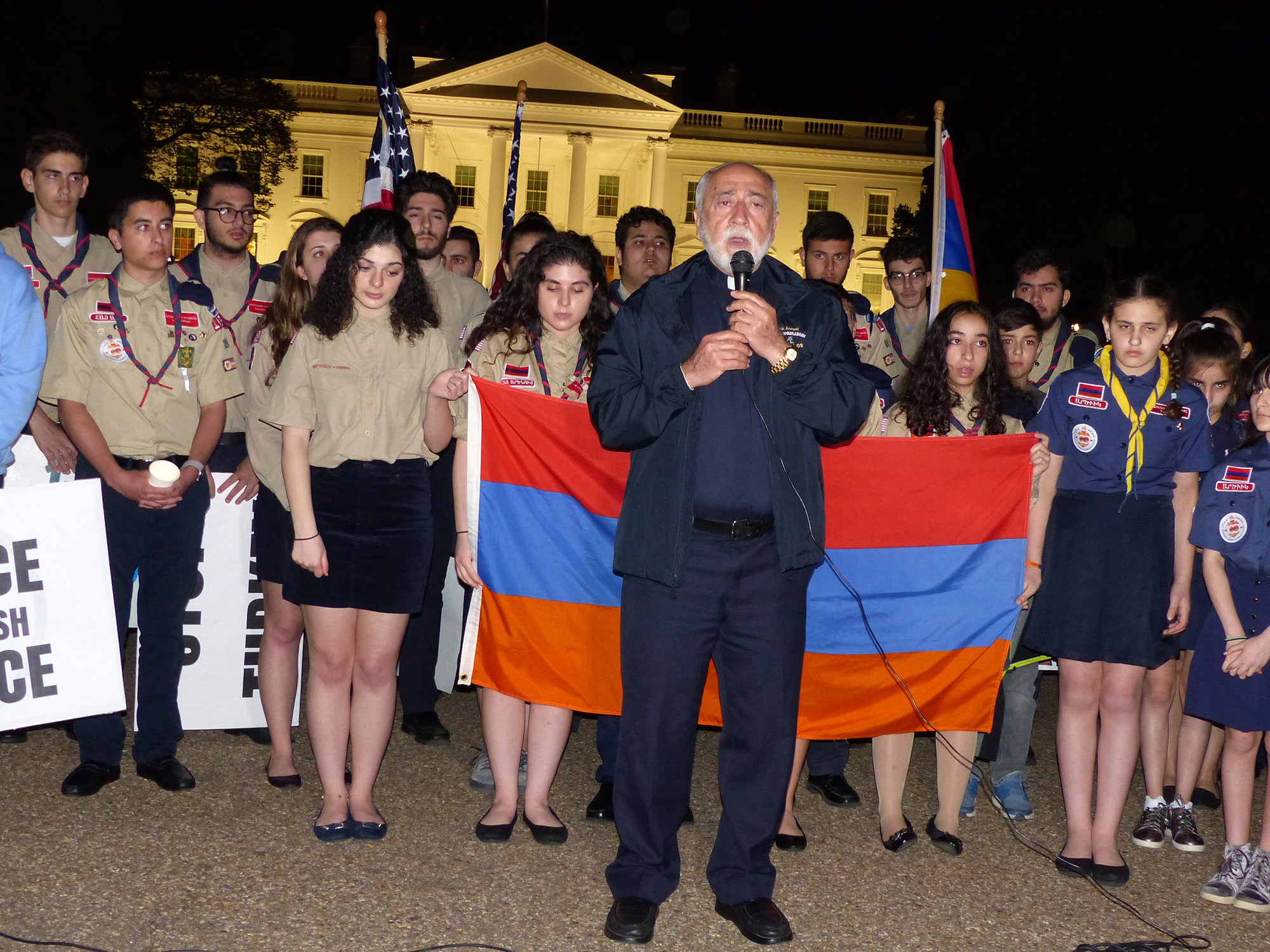 AYF Leads White House Vigil Demanding U.S. President to Properly Commemorate Armenian Genocide
