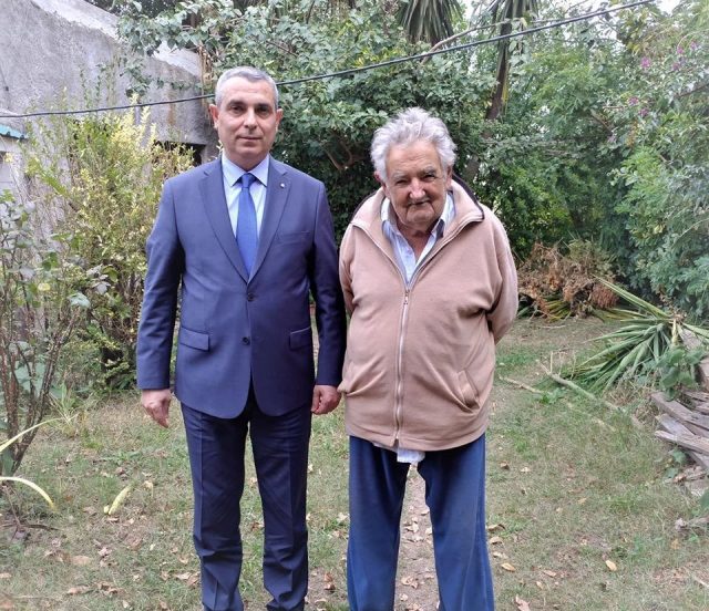 Foreign Minister Masis Mayilian Met with Former President of Uruguay Jose Mujica