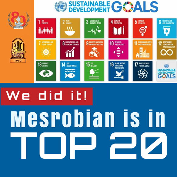 Mesrobian in top 20 in United Nations Student Competition