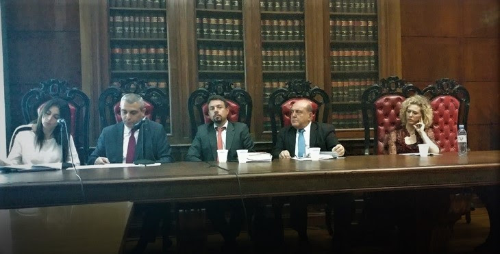 Masis Mayilian Delivered a Speech at the Buenos Aires State University