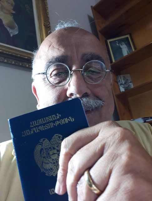 Sevan Nişanyan receives Armenian passport and citizenship