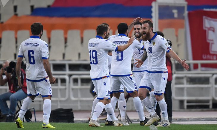 Armenian team beat Greece 3-2 in Euro 2020 qualifier in Athens! – video