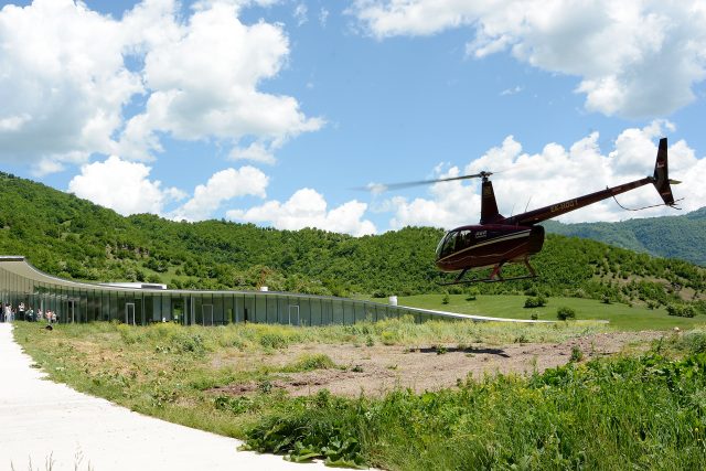 The First Helicopter lands at COAF SMART Center