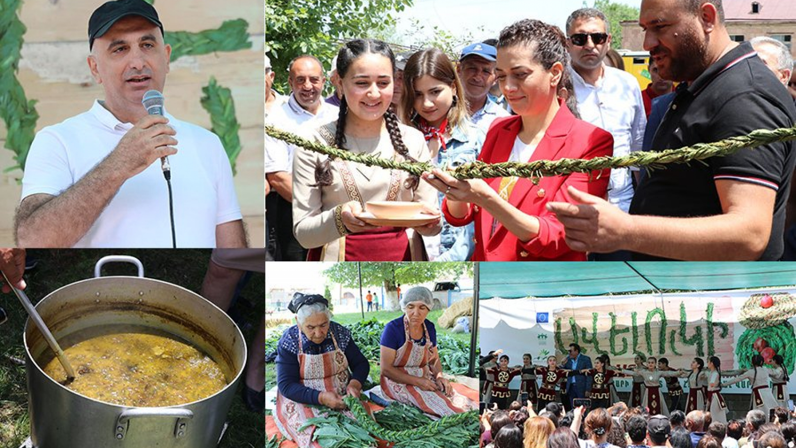 World’s longest sorrel braid made at EU-supported festival in Armenia