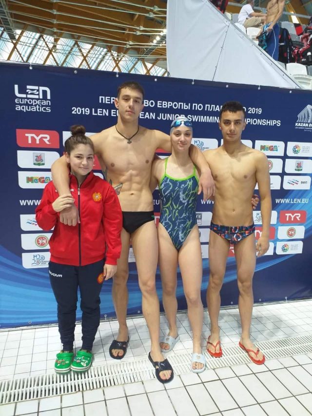 Swimmers finish in European Championships with new records for Armenia