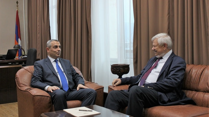 Artsakh Foreign Minister Masis Mayilian Received Ambassador Andrzej Kasprzyk