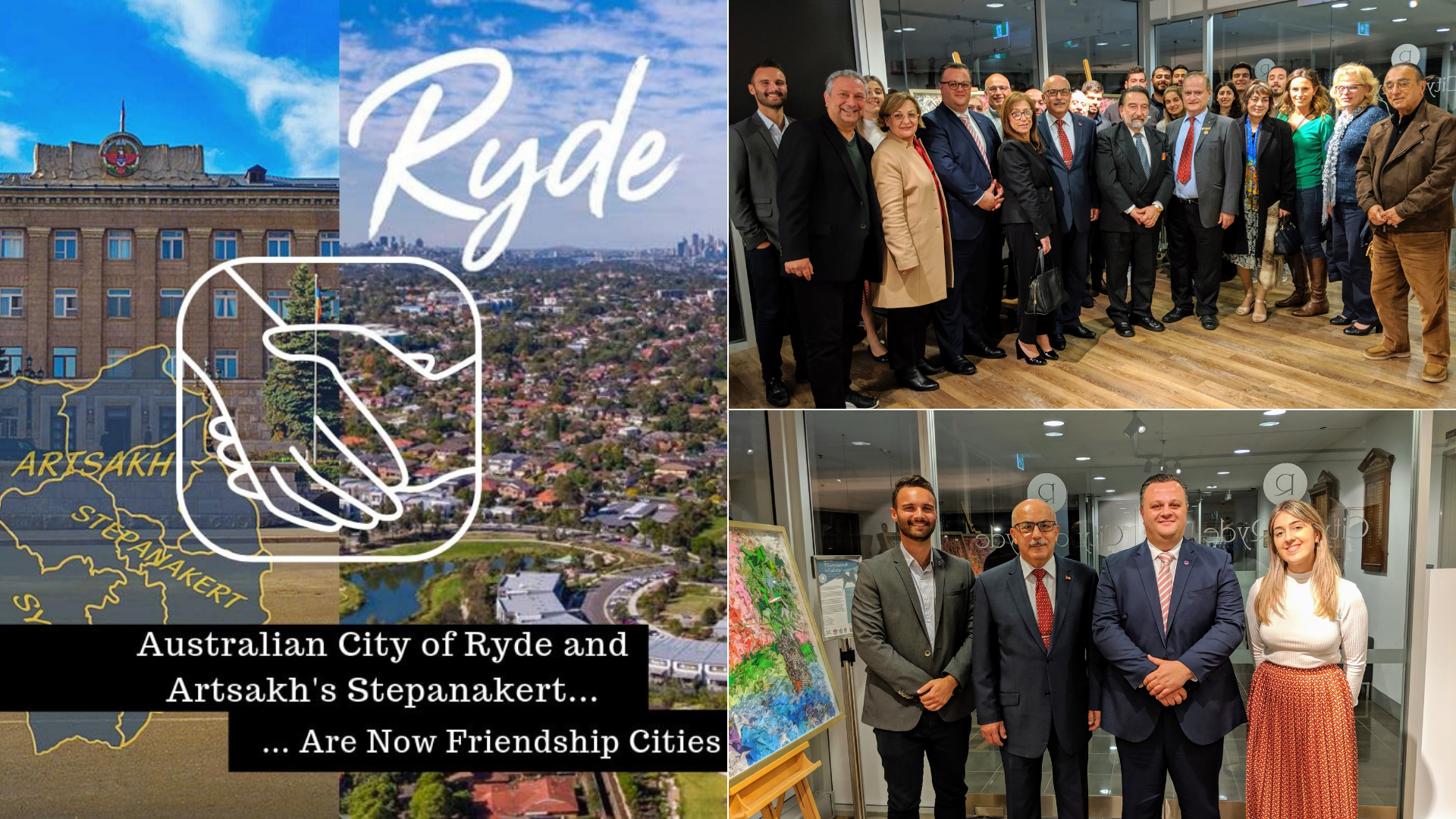 Ryde City in Australia Votes Unanimously to Form Friendship City with Stepanakert in Artsakh