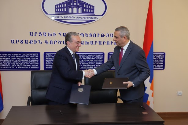 Meeting of Foreign Ministers of the Republic of Artsakh and the Republic of Armenia