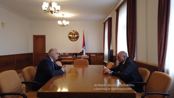 Meeting with executive director of the “Hayastan” All-Armenian Fund Haykak Arshamyan