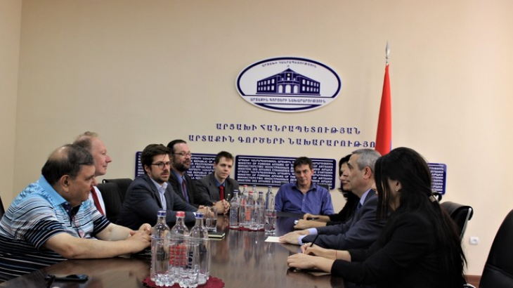 Artsakh FM Received the Delegation Led by Member of the European Parliament Martin Sonneborn
