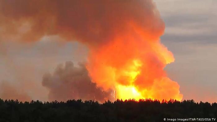 Massive explosion at Russian military depot in Siberia sparks evacuation: videos