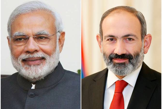 Nikol Pashinyan congratulates Narendra Modi on India’s National Day