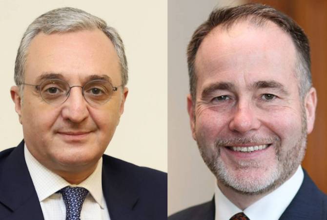 Armenian FM holds phone talk with UK’s new state minister