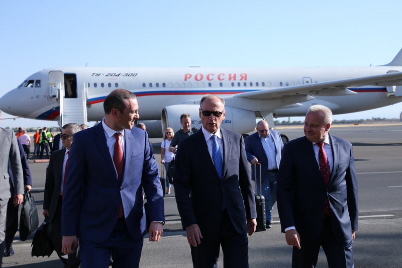 The delegation headed by Secretary of the Security Council of the Russia arrived in Armenia