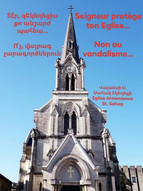 France’s St. Sahag Armenian Church vandalized