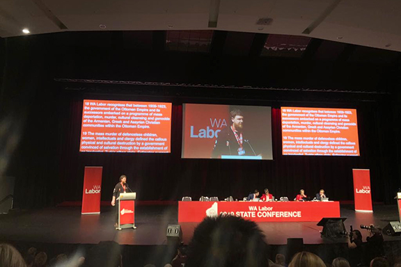 Western Australian Labor Conference Unanimously Recognizes Armenian Genocide
