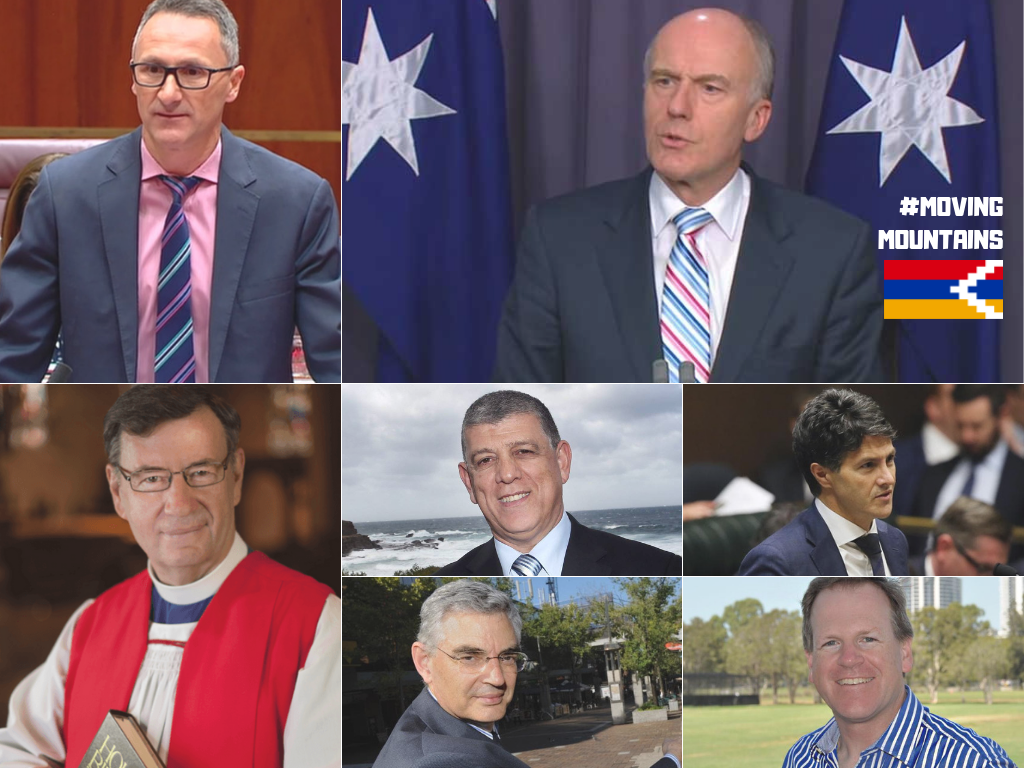 Eric Abetz, Richard Di Natale and Anglican Archbishop Lead High-Profile Expansion of Australian Friends of Artsakh