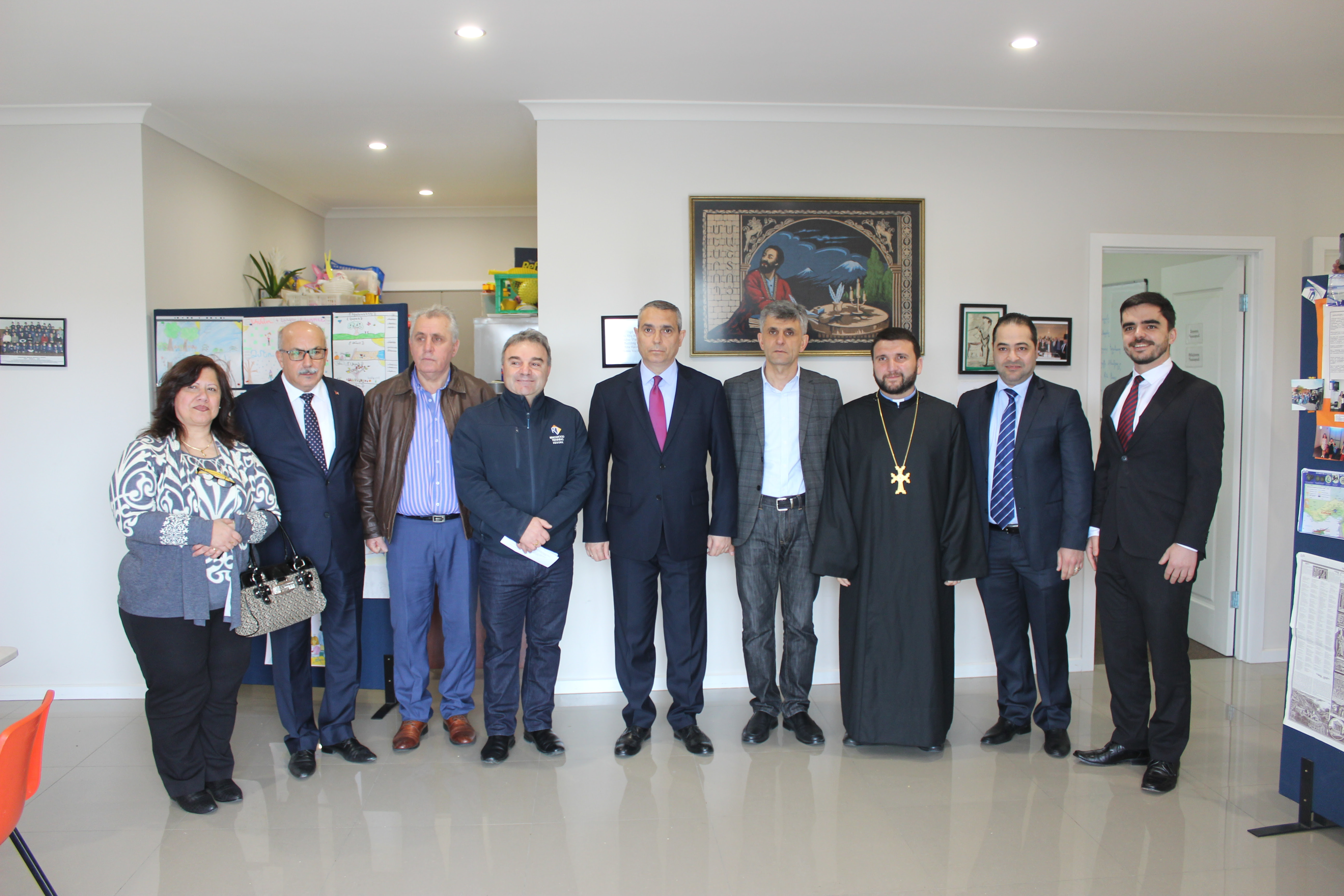 Foreign Minister of Artsakh Delivered a Speech at the Meeting with the Armenian Community of Australia