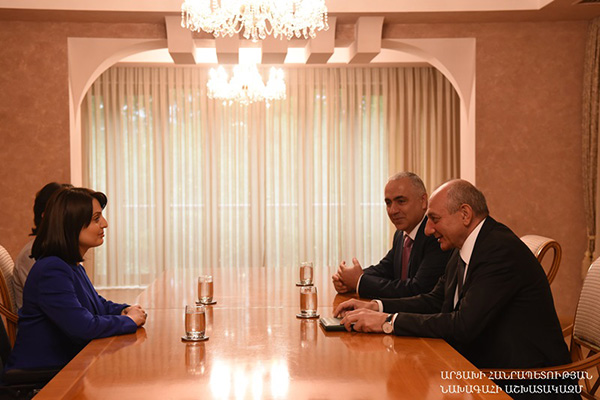 President Bako Sahakyan received minister of Labor and Social Affairs of the Republic of Armenia Zarouhi Batoyan