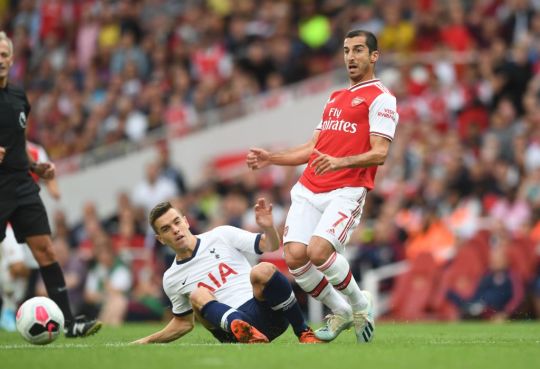 Mkhitaryan played in Sunday’s north London derby against Spurs (Picture: Getty) 