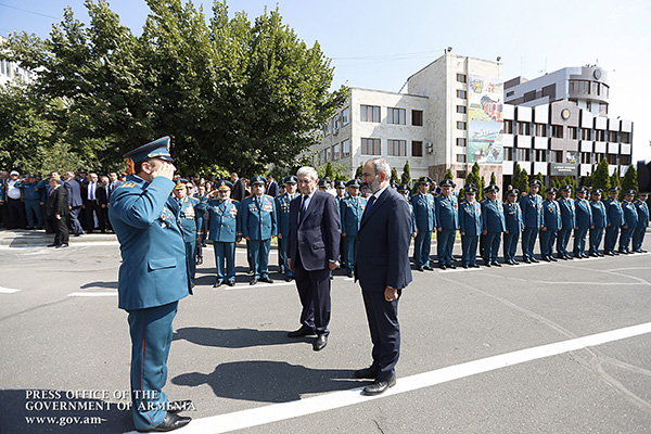 “I am confident that you will continue your dedicated service to the Republic of Armenia and its people”. PM congratulates MES staff on their professional day