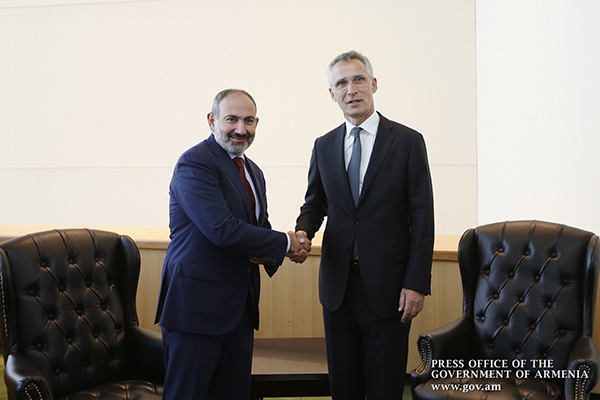 Nikol Pashinyan, Jens Stoltenberg discuss Armenia-NATO partnership