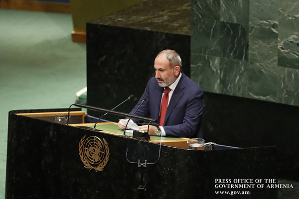 Statement by Prime Minister Nikol Pashinyan at UN General Assembly 74th Session