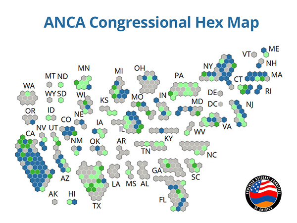 ANCA rolls out interactive Congressional hex maps