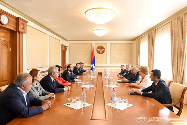Various issues on the cooperation between the parliaments of the two Armenian states in diverse spheres were discussed during the meeting