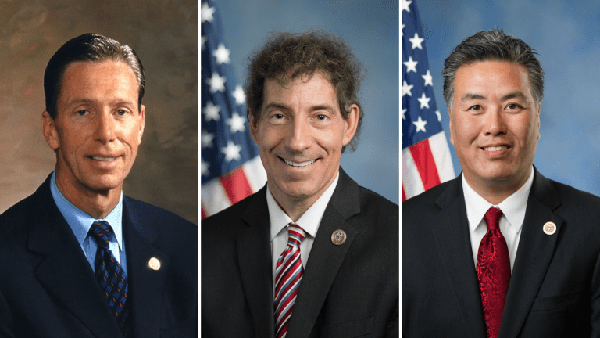 Rep. Stephen Lynch (D-MA), Rep. Jamie Raskin (D-MD), and Rep. Mark Takano (D-CA) 