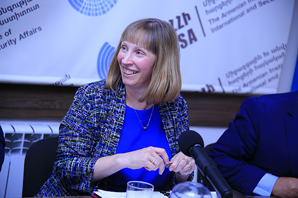 U.S. Ambassador to Armenia H.E. Lynne M. Tracy introduced US policy priorities in Armenia and in the region at AIISA