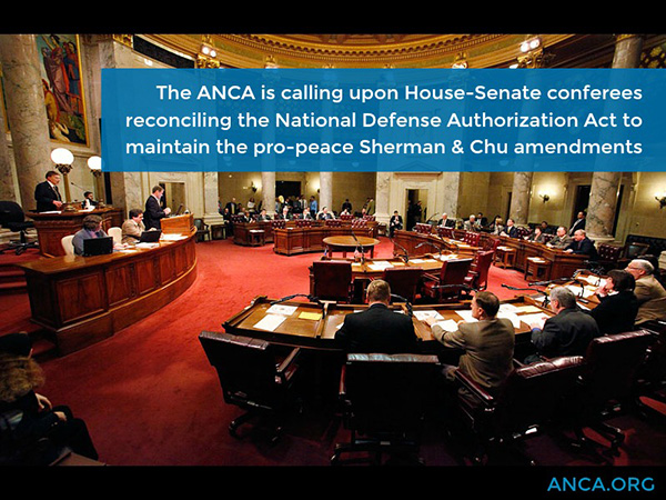 Armenian caucus leaders appointed to conference panel considering pro-peace Sherman and Chu amendments