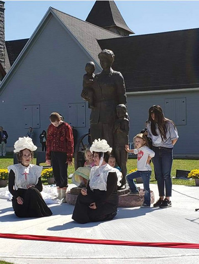 Statue of savior of thousands of Armenian and Greek orphans, Sara Corning, unveiled in Canada