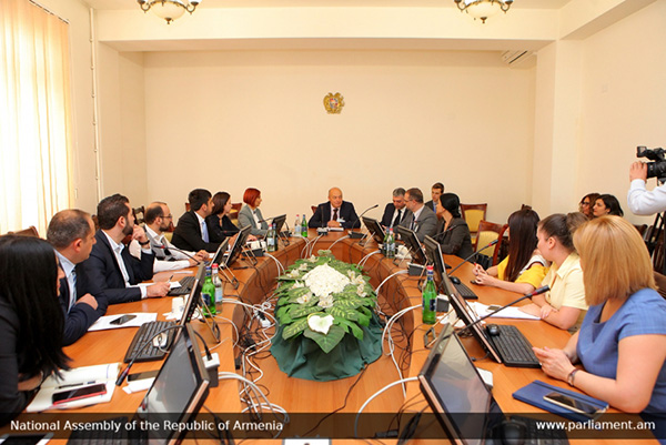 Experts of European Union meet with NA Deputies and Experts in Parliament