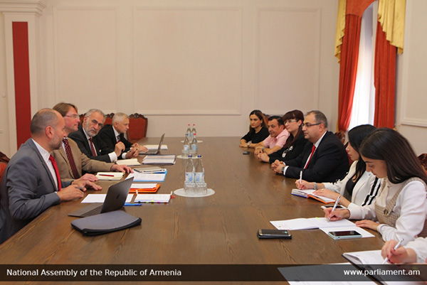 Delegation of Venice commission in Parliament