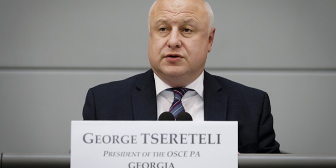 Attacks on journalists are attacks on democracy, says OSCE PA President Tsereteli in Tbilisi
