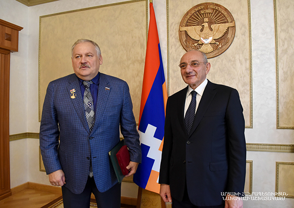 A range of issues related to the Artsakh-Russia ties and regional processes were discussed during the meeting