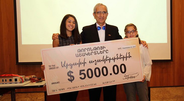 $880,000 raised at banquet celebrating the 27th anniversary of Hayastan Foundation Toronto