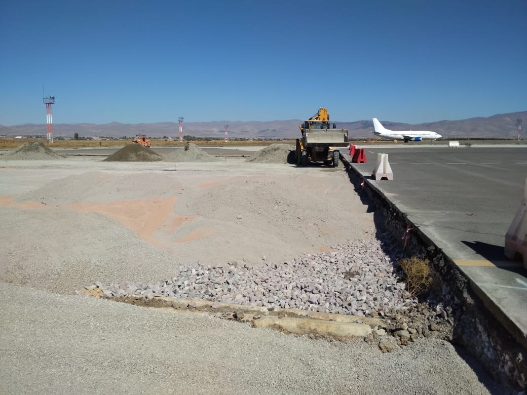 There are large-scale construction works taken place in Gyumri “Shirak” Airport