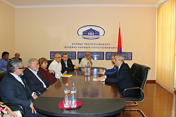 Foreign Minister of the Republic of Artsakh received the delegation of the Tufenkian benevolent foundation