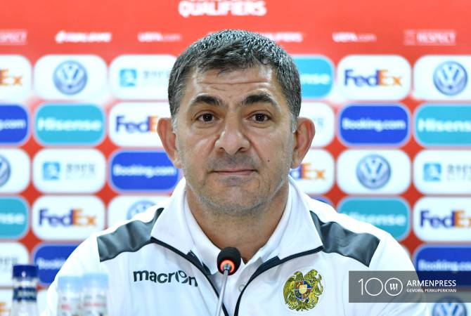 Head coach of Armenian National Football Team resigns