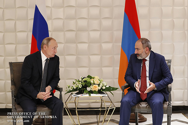 Nikol Pashinyan, Vladimir Putin discuss wide range of issues of Armenian-Russian relations