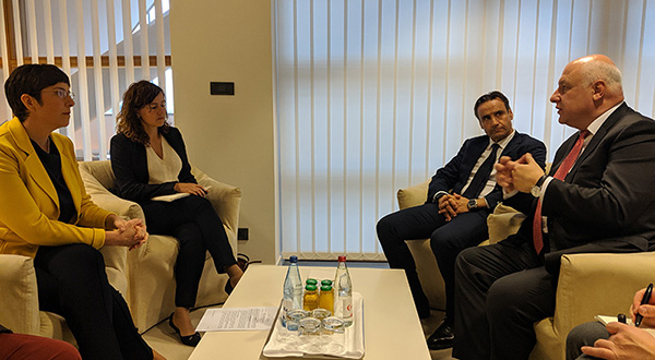 President Tsereteli and SG Montella meet European Parliament officials, highlight importance of OSCE-EU relations and parliamentary diplomacy