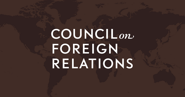 Meeting in the U.S. Council on Foreign Relations