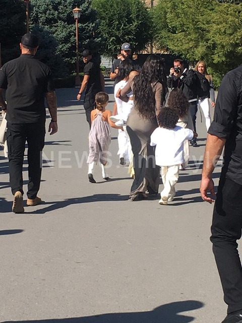 Kim and Kourtney Kardashian baptize their children in Armenia’s Etchmiadzin