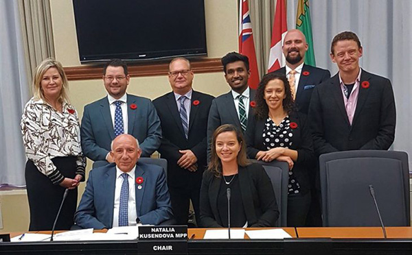 Aris Babikian elected Vice chair of Standing Committee on Social Policy of the The Ontario Legislature